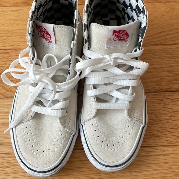 Vans off white suede hi top sneakers - Picture 5 of 7